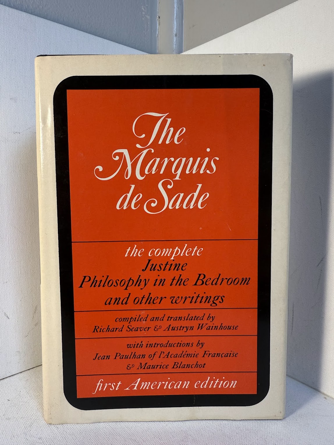 The Complete Justine and Other Writings by Marquis de Sade