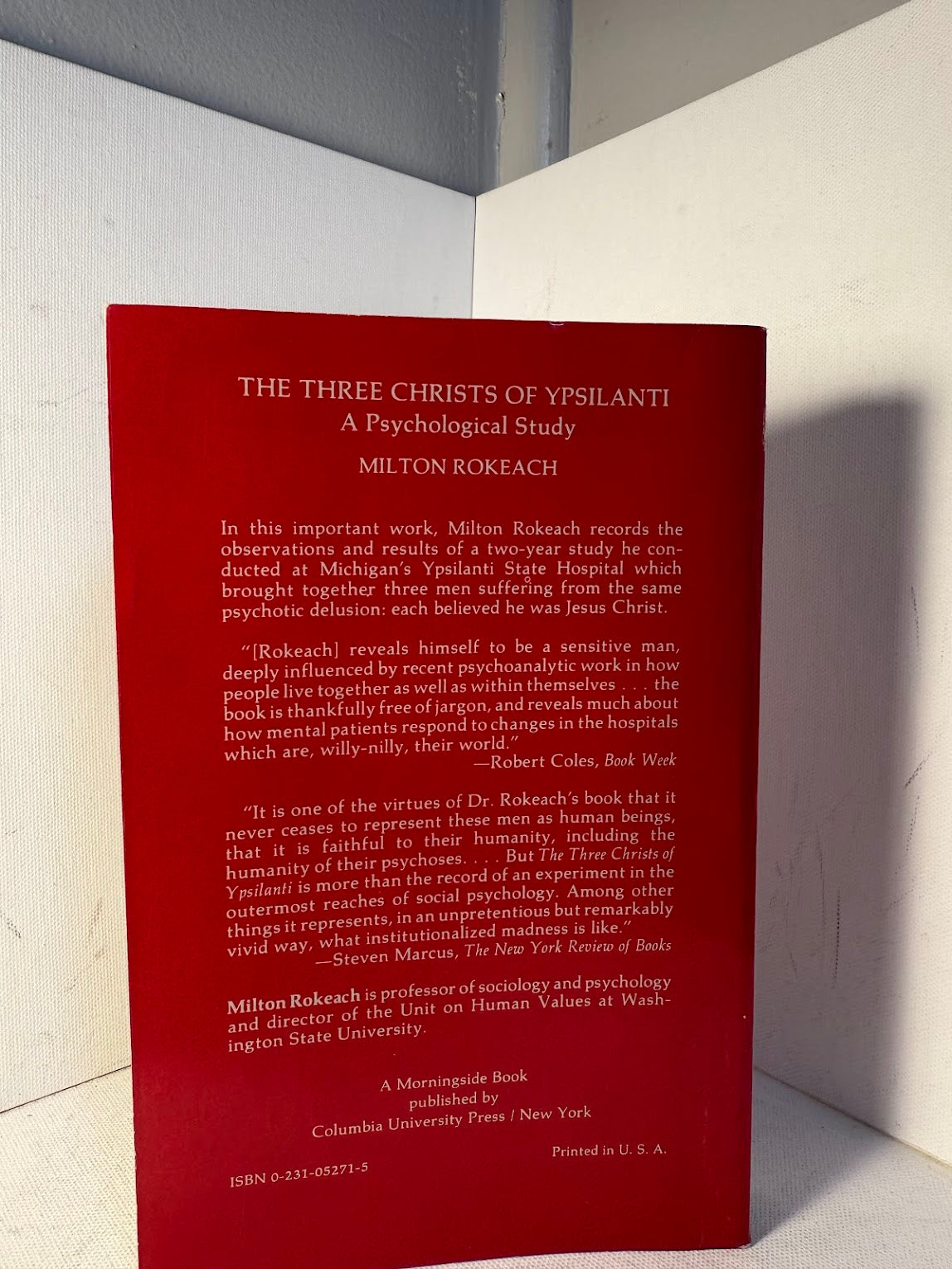 The Three Christs of Ypsilanti by Milton Rokeach