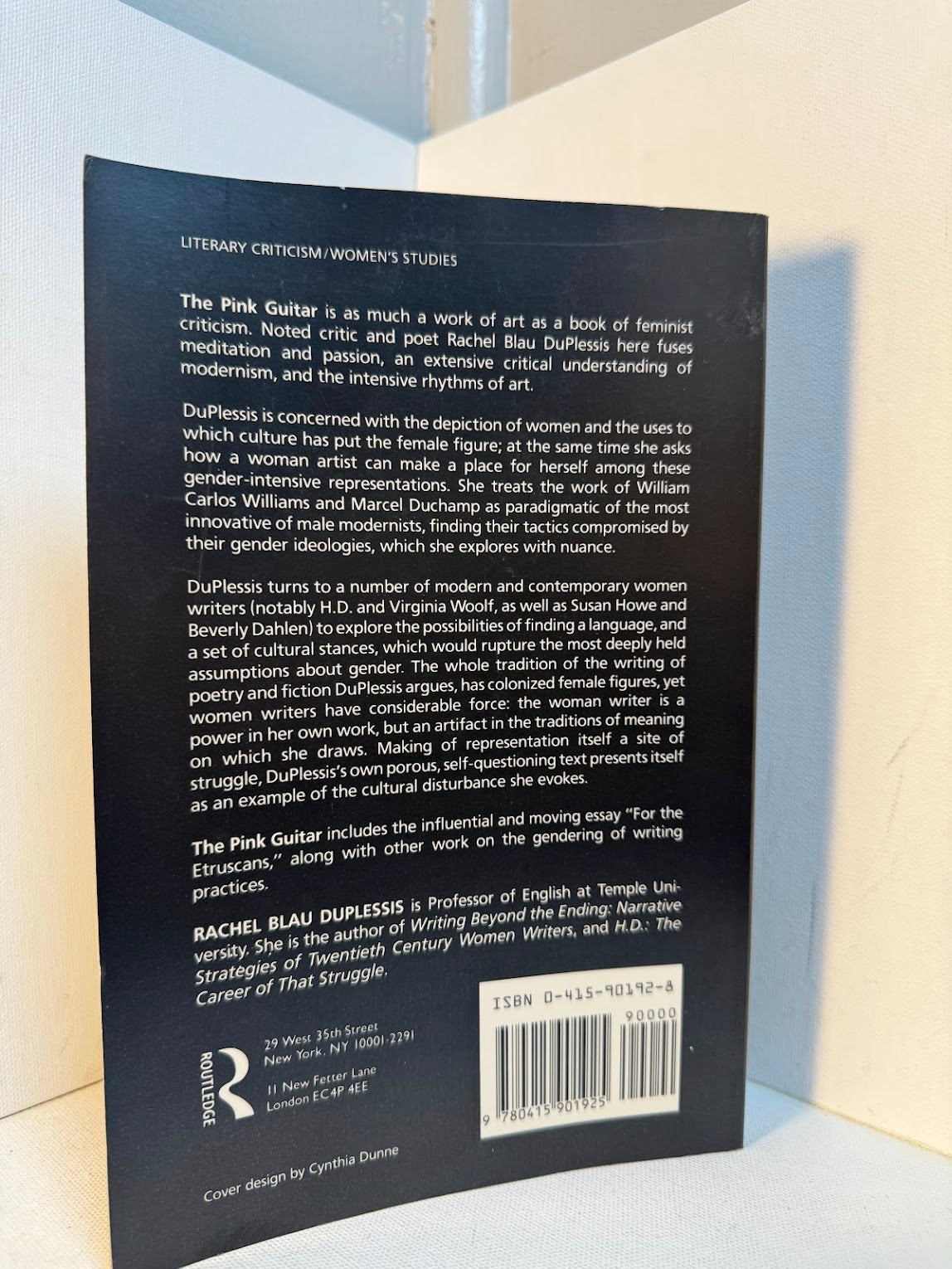 The Pink Guitar - Writing as Feminist Practice by Rachel Blau DuPlessis