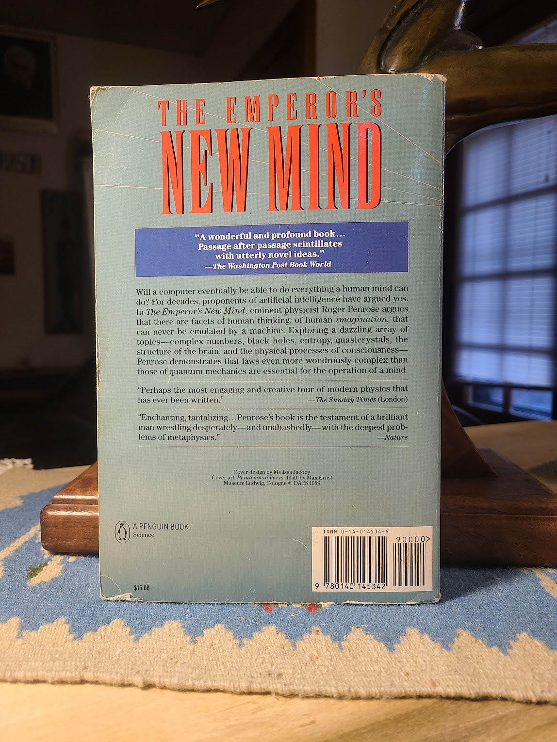 The Emperor's New Mind - Concerning Computers, Minds, and the Laws of Physics by Roger Penrose