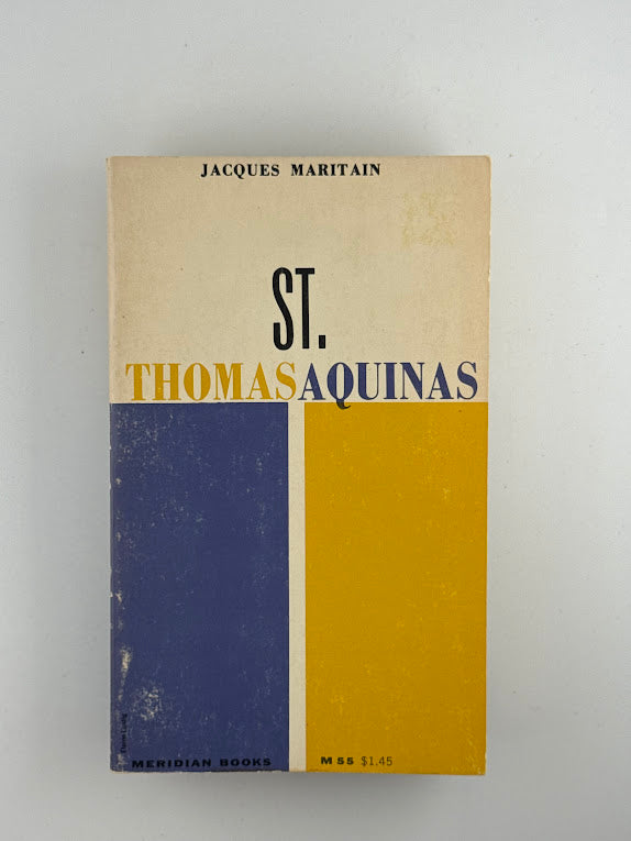 St. Thomas Aquinas by Jacques Maritain