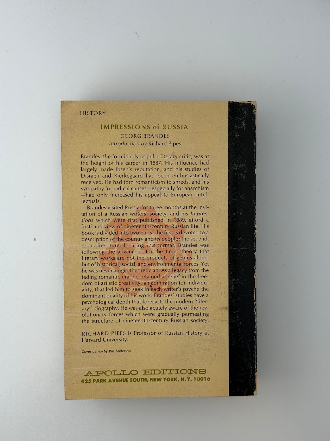 Impressions of Russia by Georg Brandes