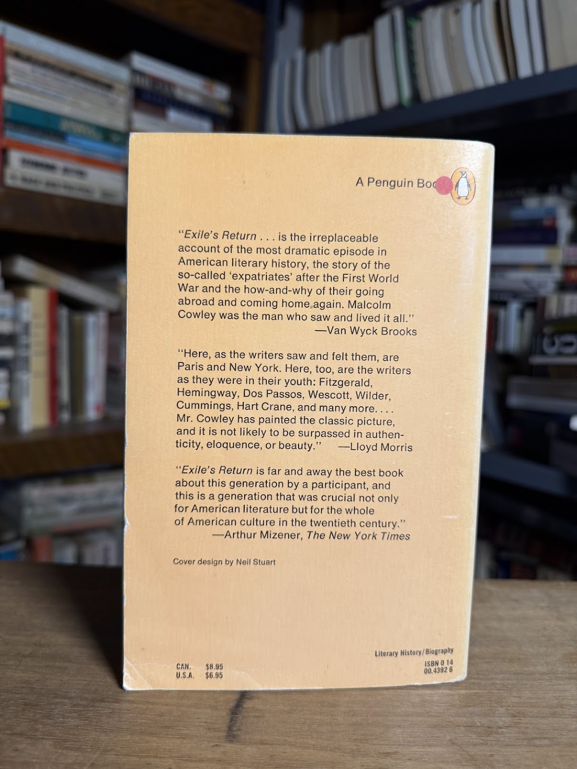 Exile's Return - A Literary Odyssey of the 1920's by Malcolm Cowley