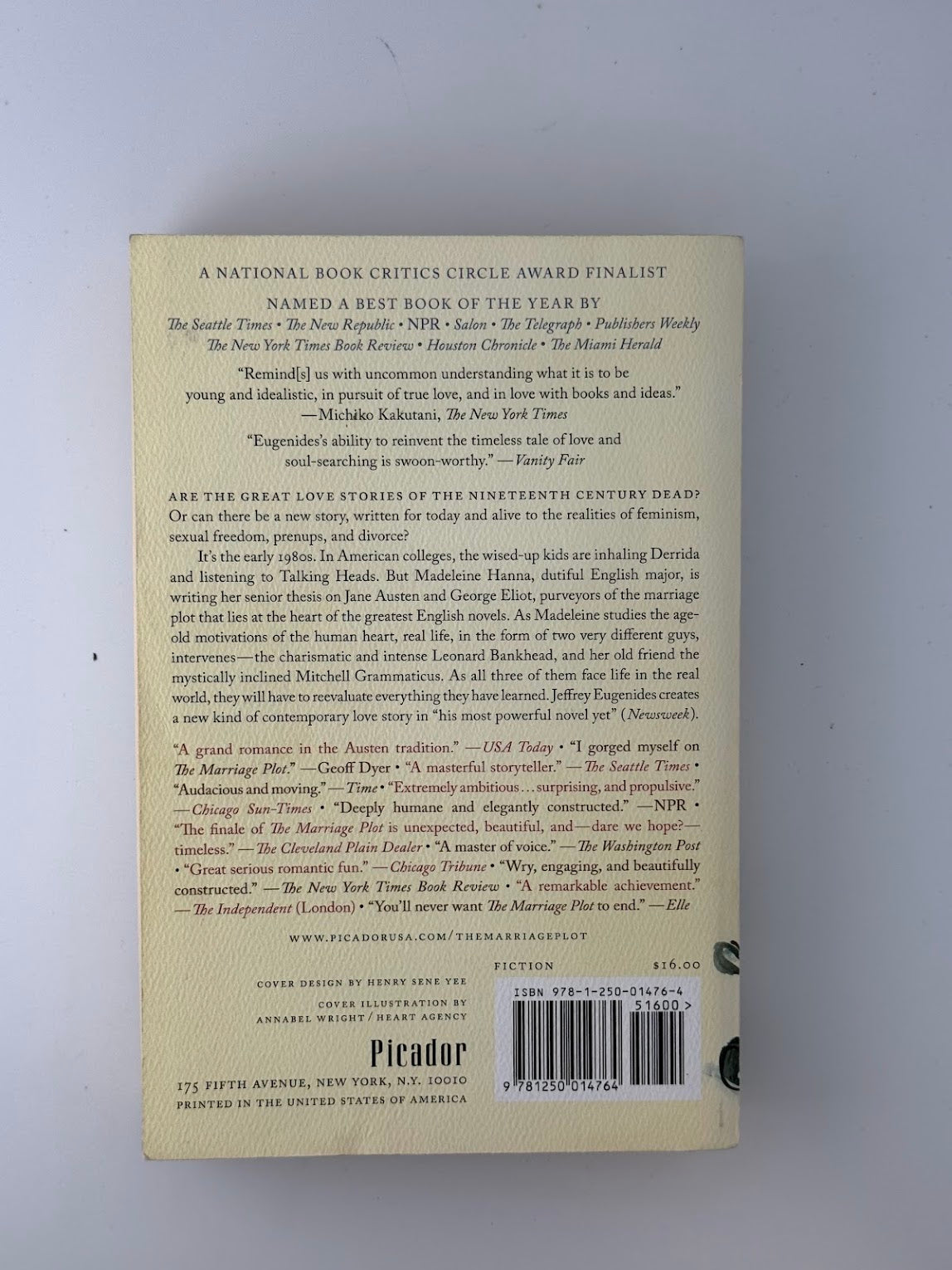 The Marriage Plot by Jeffrey Eugenides