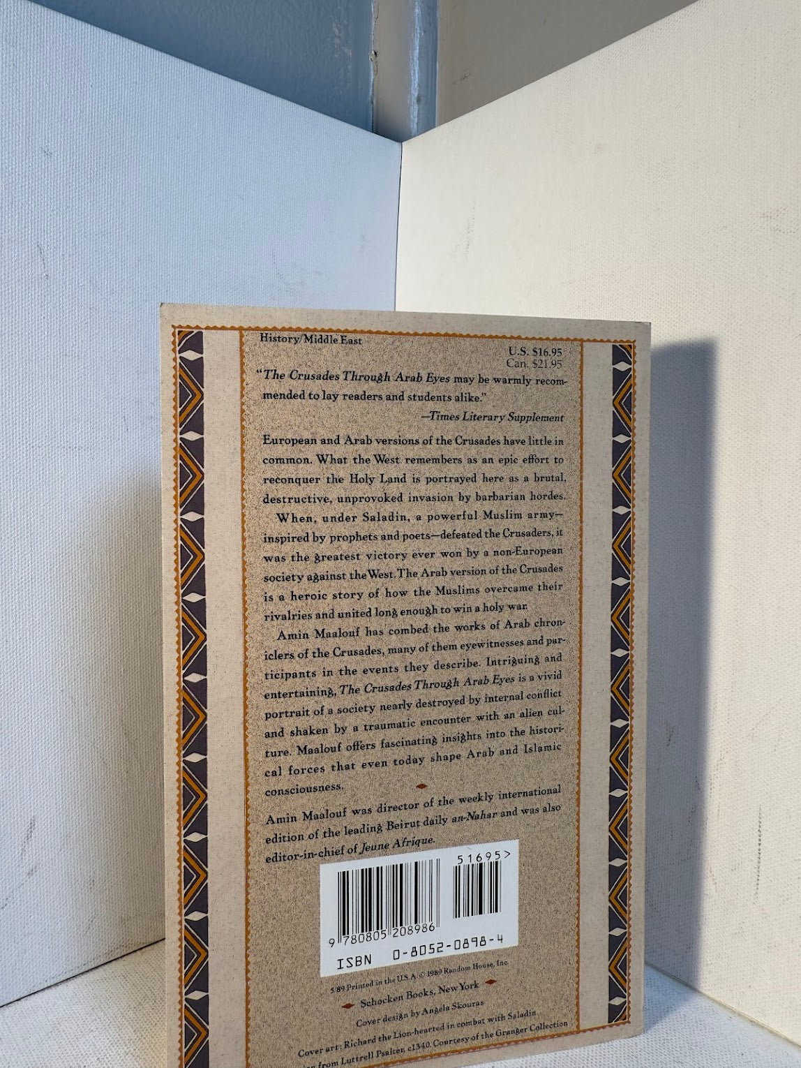 The Crusades Through Arab Eyes by Amin Maalouf