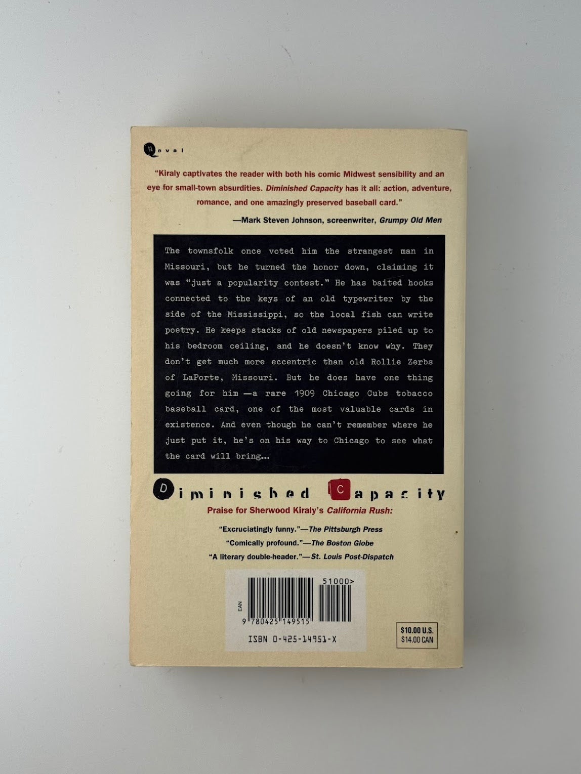 Diminished Capacity by Sherwood Kiraly