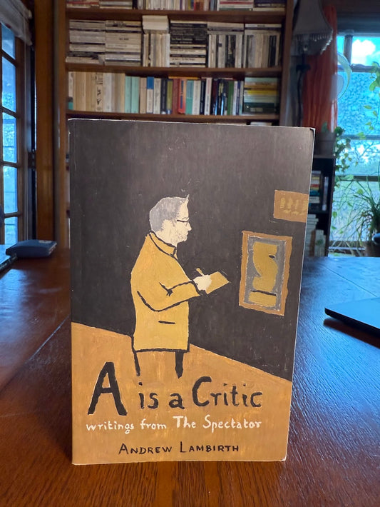 A is a Critic by Andrew Lambirth