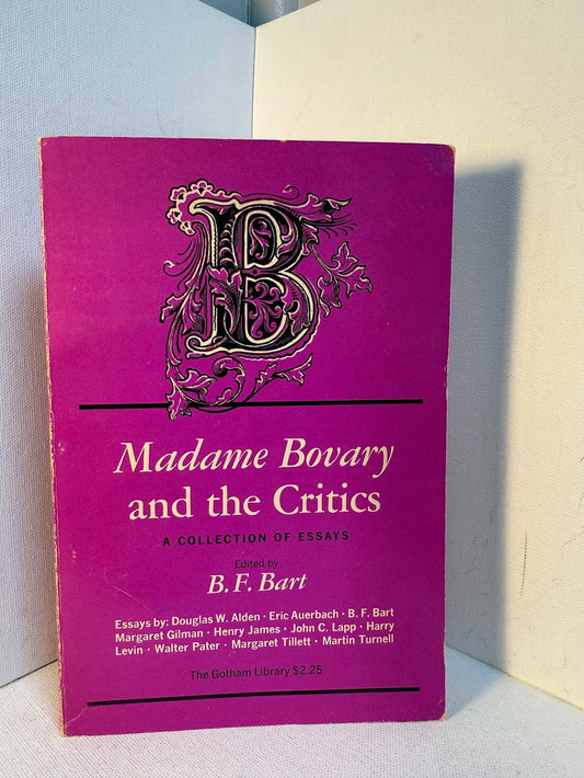 Madame Bovary and the Critics edited by B.F. Bart