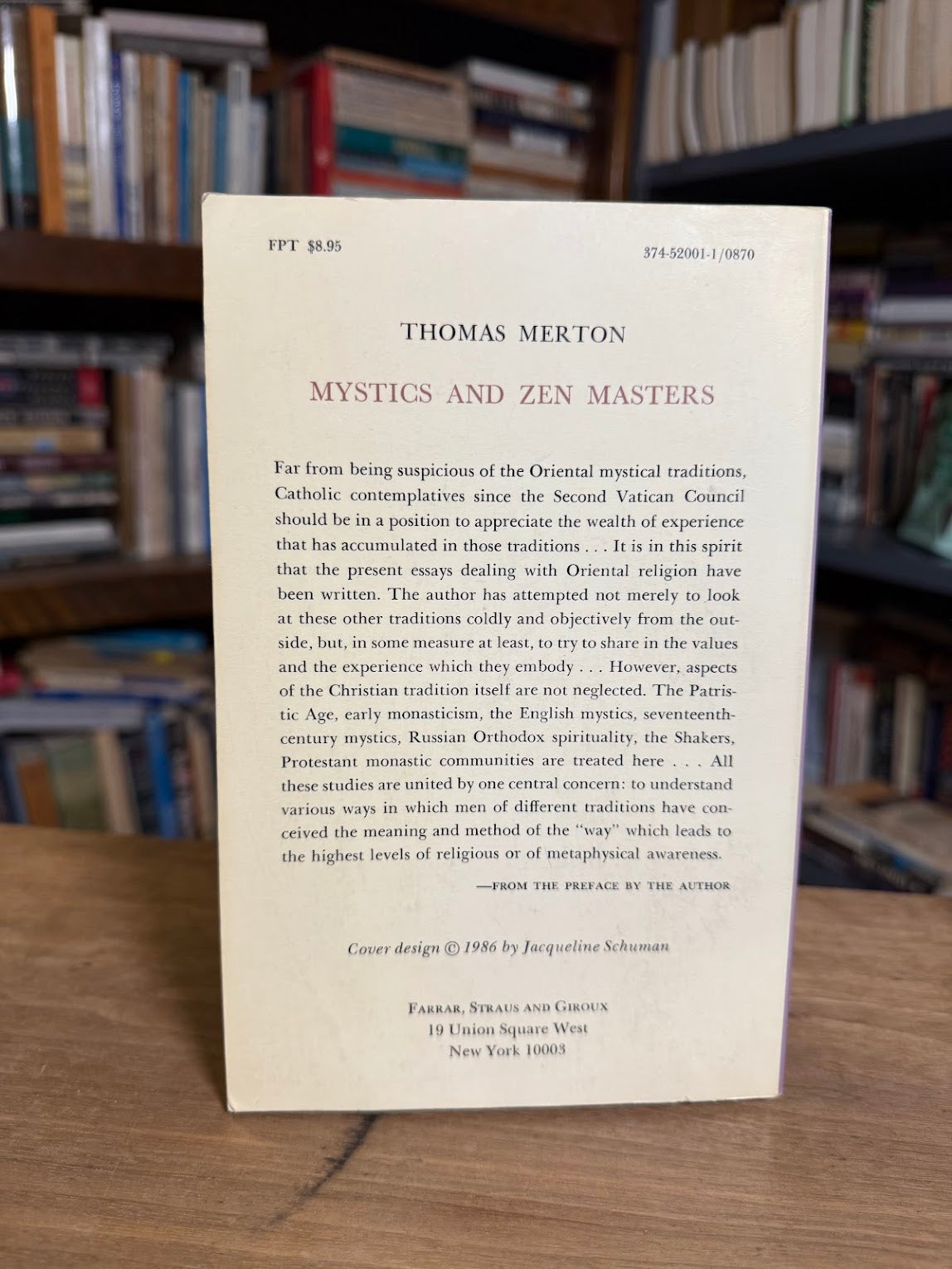 Mystics and Zen Masters by Thomas Merton