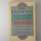 On Knowing by Jerome Bruner