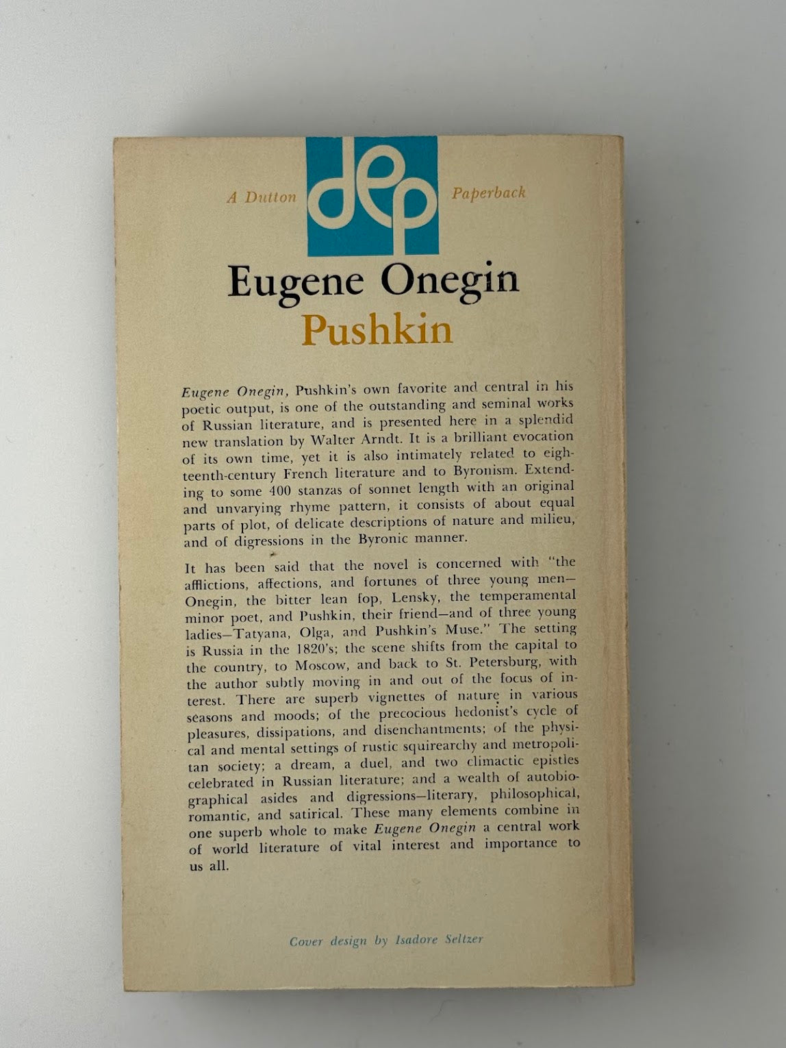 Eugene Onegin by Pushkin