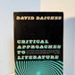 Critical Approaches to Literature by David Daiches