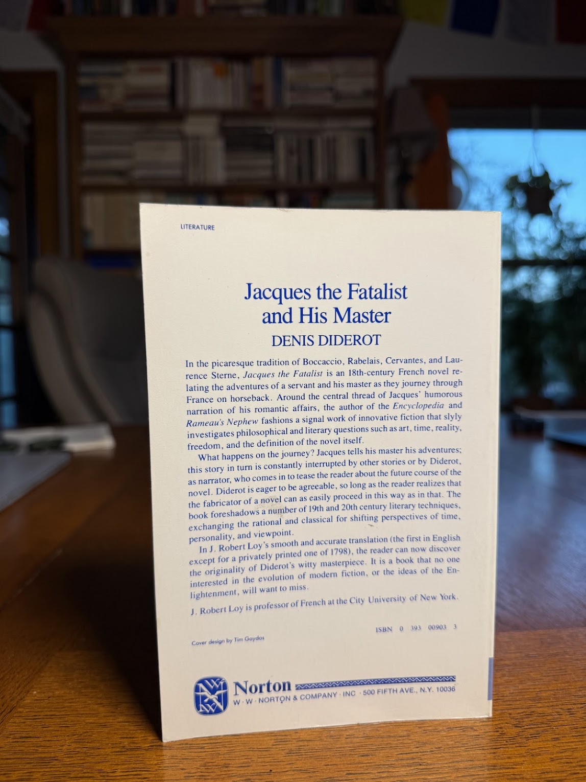 Jacques the Fatalist & His Master by Jacques Diderot