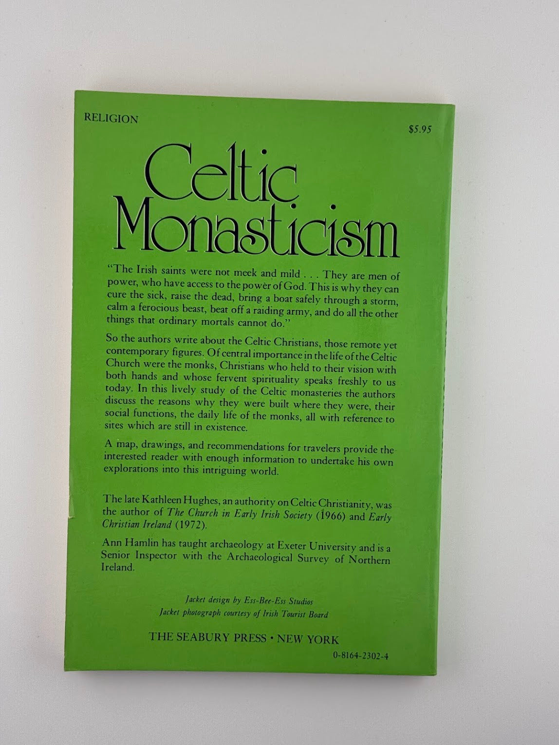 Celtic Monasticism by Kathleen Hughes and Ann Hamlin