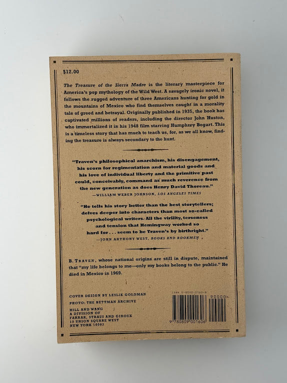 The Treasure of the Sierra Madre by B. Traven