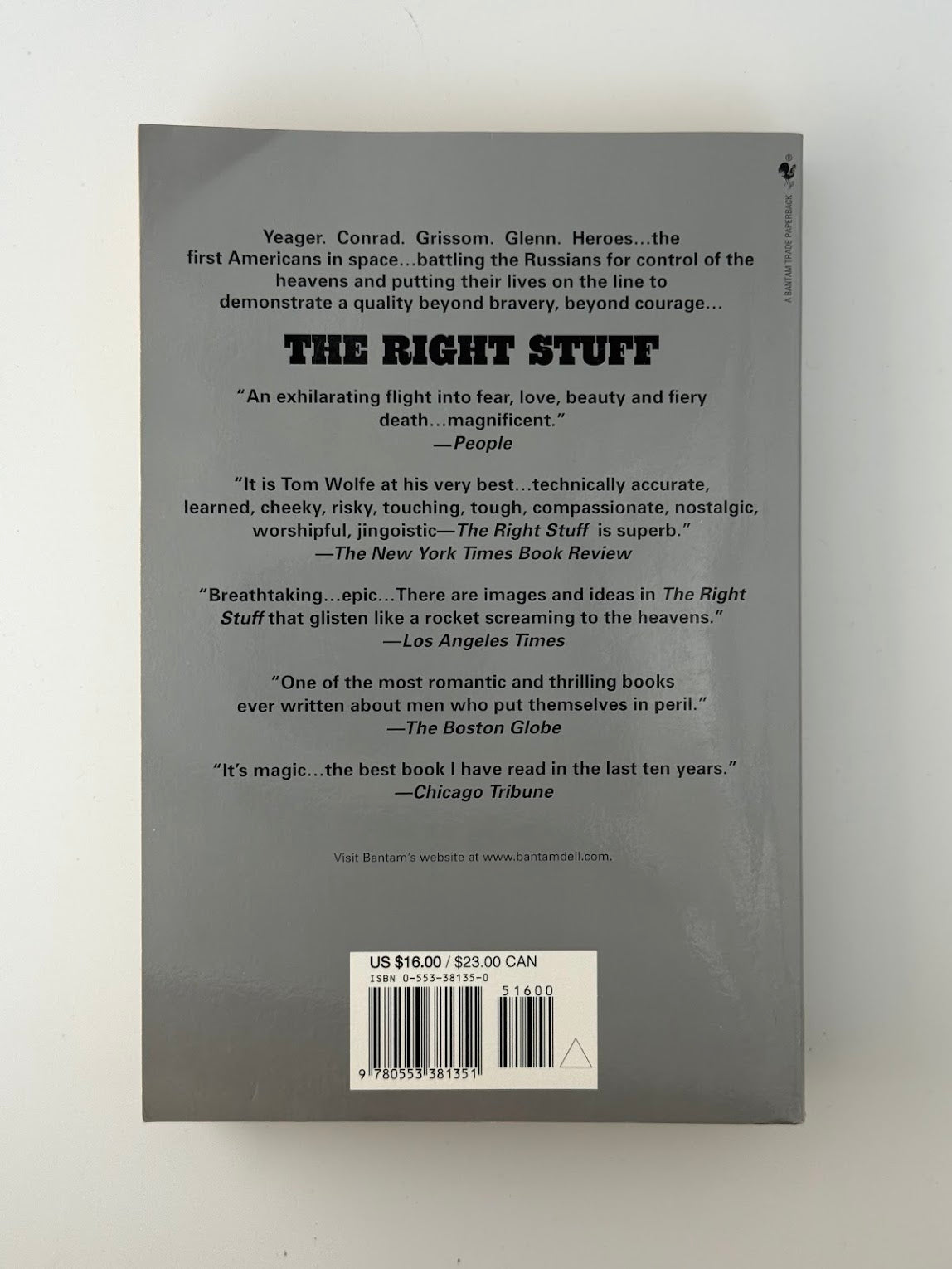 The Right Stuff by Tom Wolfe
