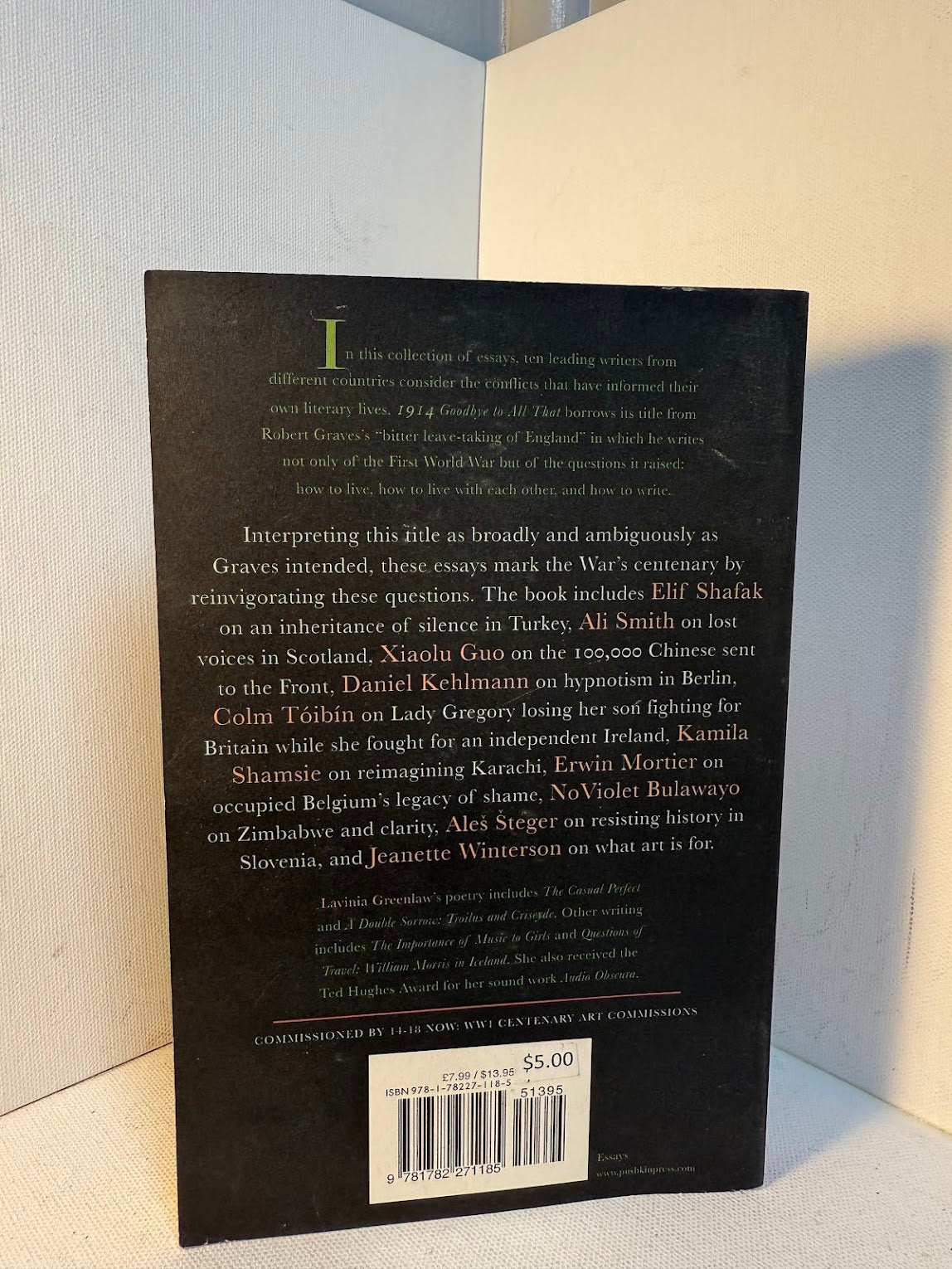 1914 - Goodbye to All That edited by Lavinia Greenlaw