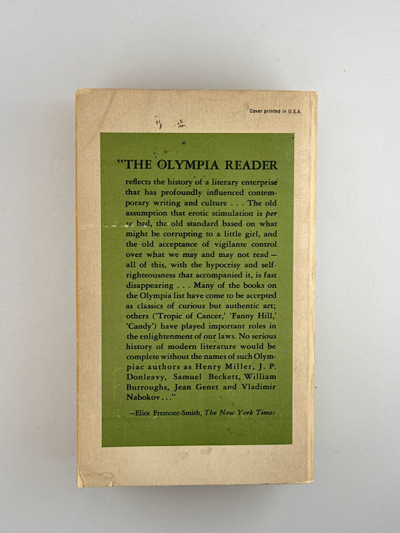 The Olympia Reader edited by Maurice Girodias