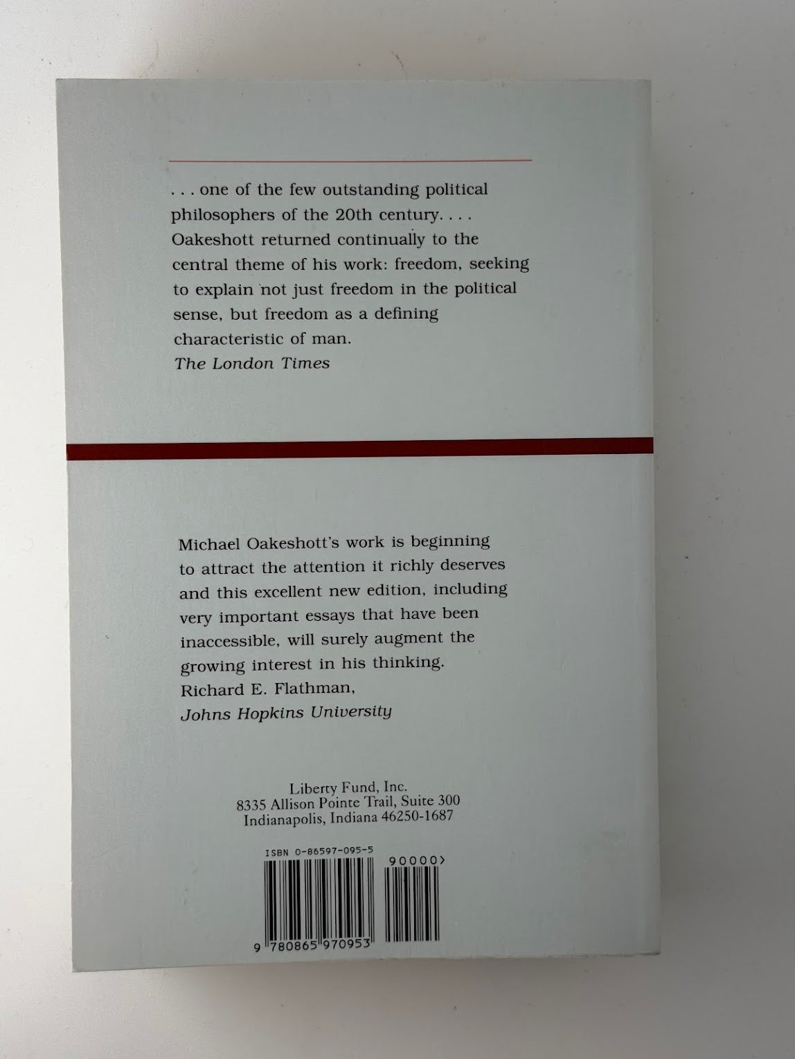 Rationalism in Politics and Other Essays by Michael Oakeshott
