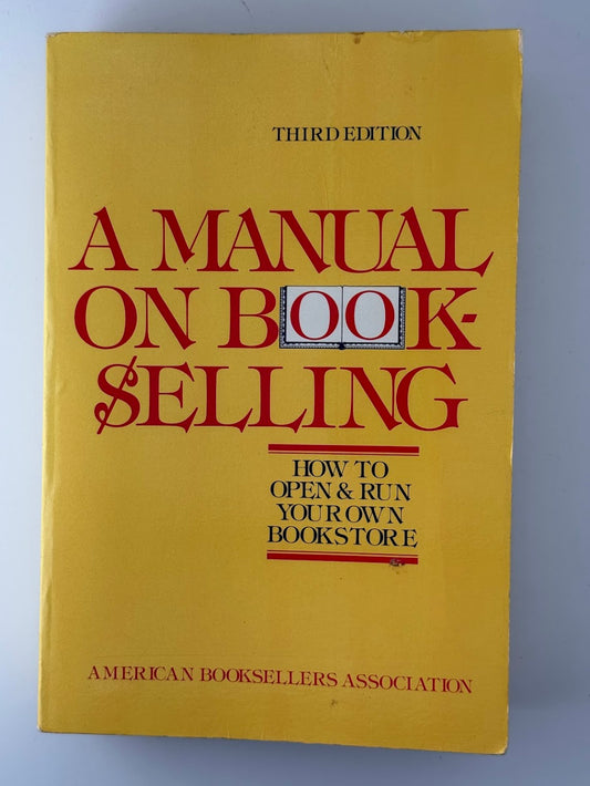 A Manual on Bookselling