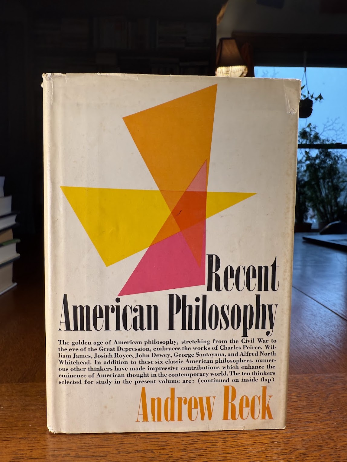 Recent American Philosophy by Andrew Reck