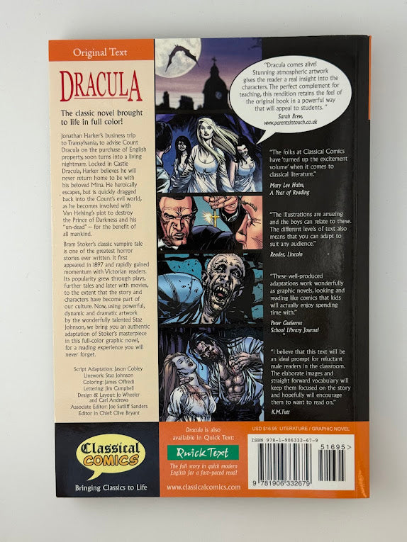 Dracula The Graphic Novel by Bram Stoker
