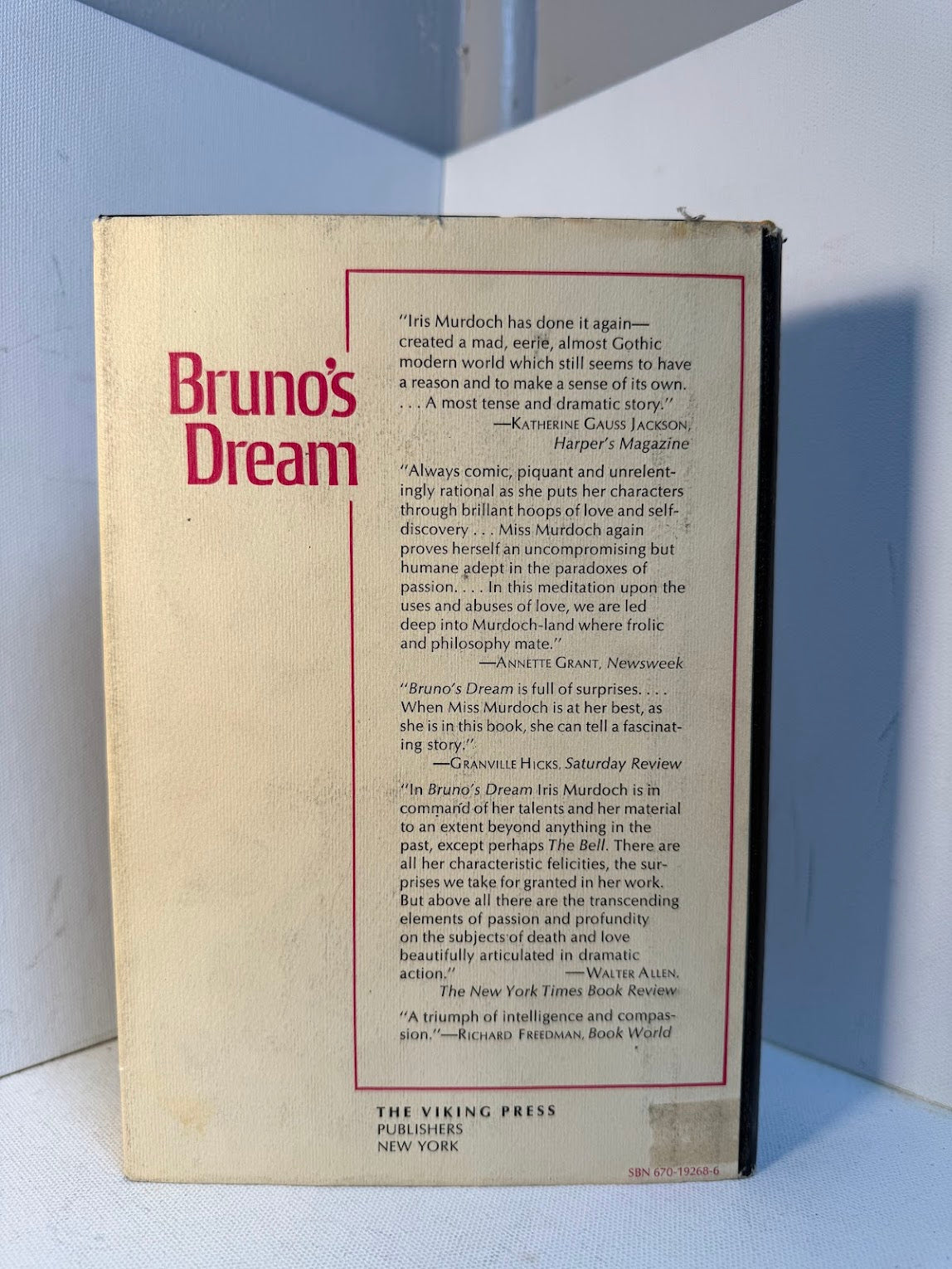 Bruno's Dream by Iris Murdoch