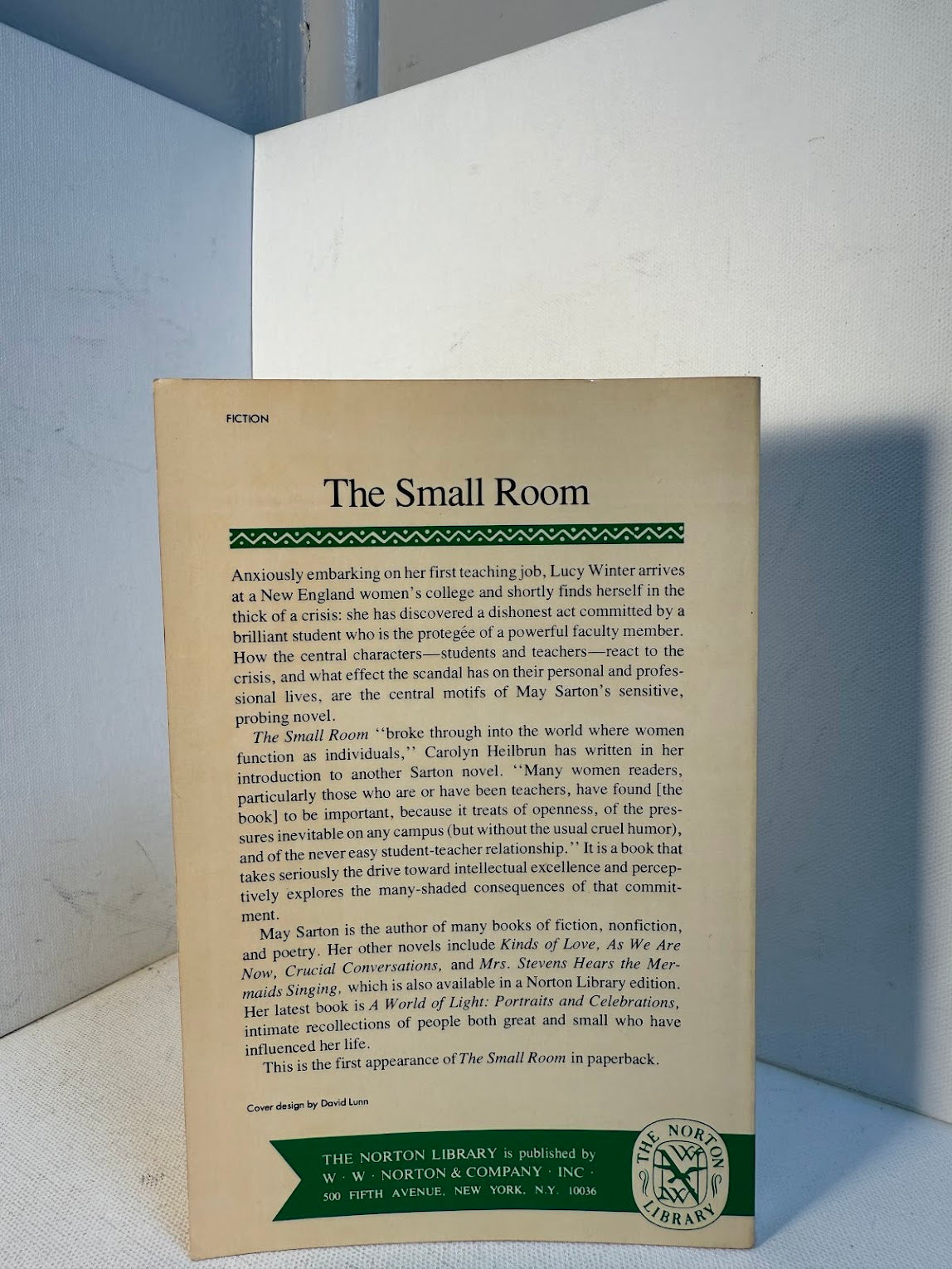 The Small Room by May Sarton