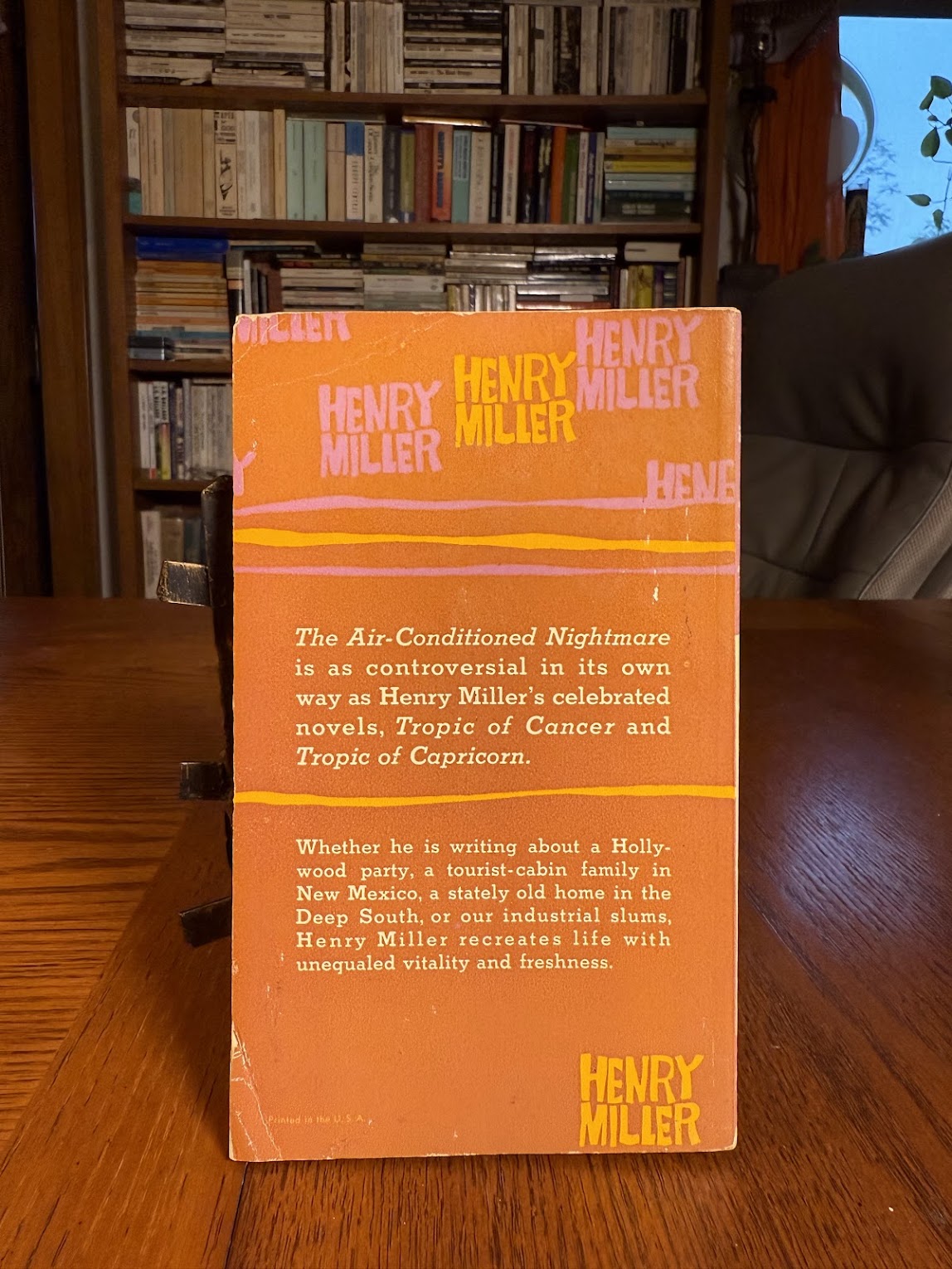 The Air Conditioned Nightmare by Henry Miller