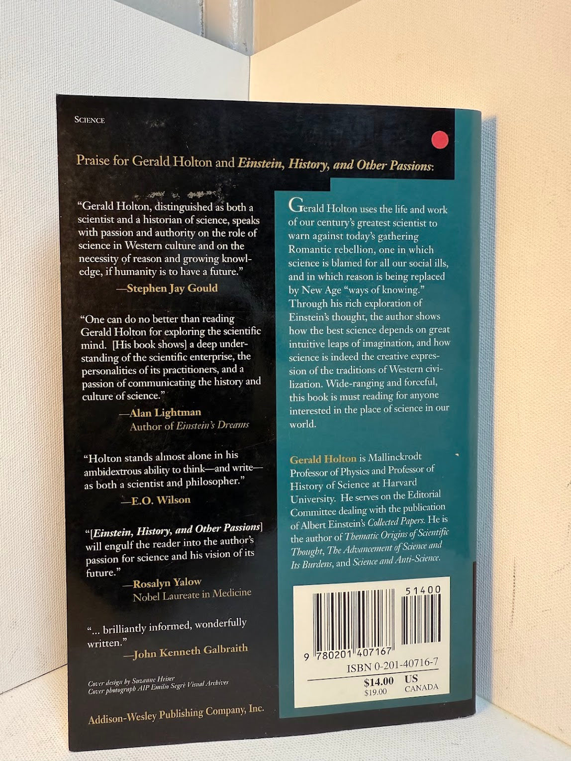 Einstein, History, and Other Passions by Gerald Holton