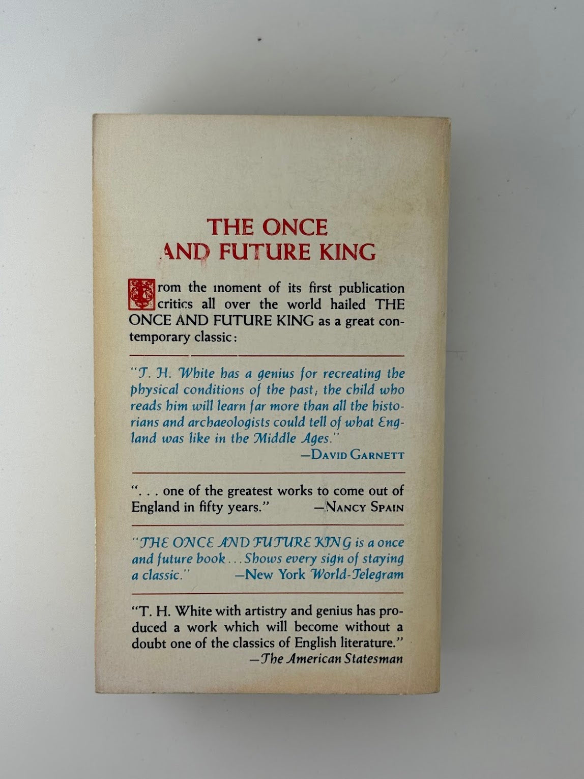 The Once and Future King by T.H. White