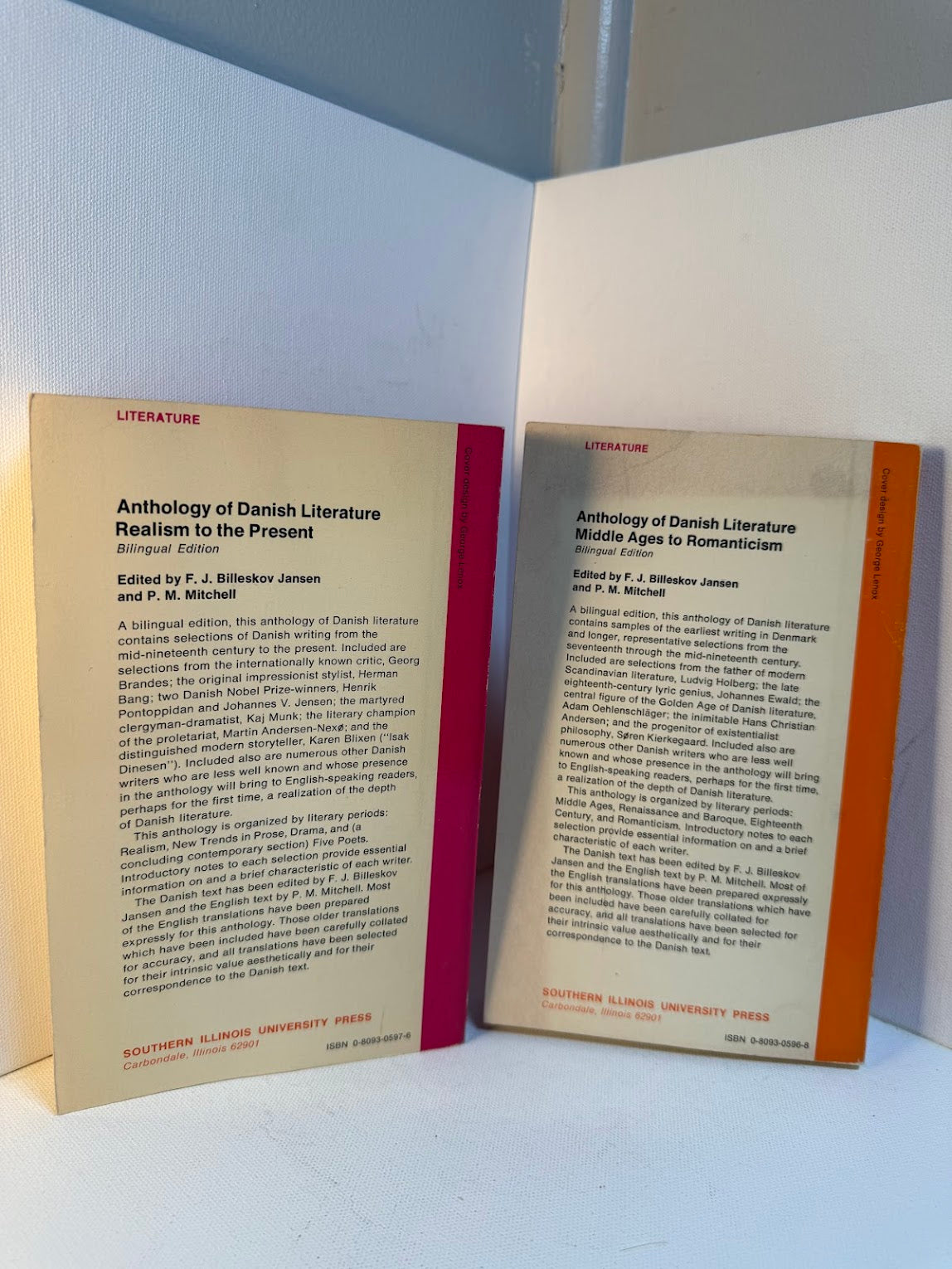 Anthology of Danishy Literature edited by F.J. Billeskov Jansen and P.M. Mitchell (2vol)