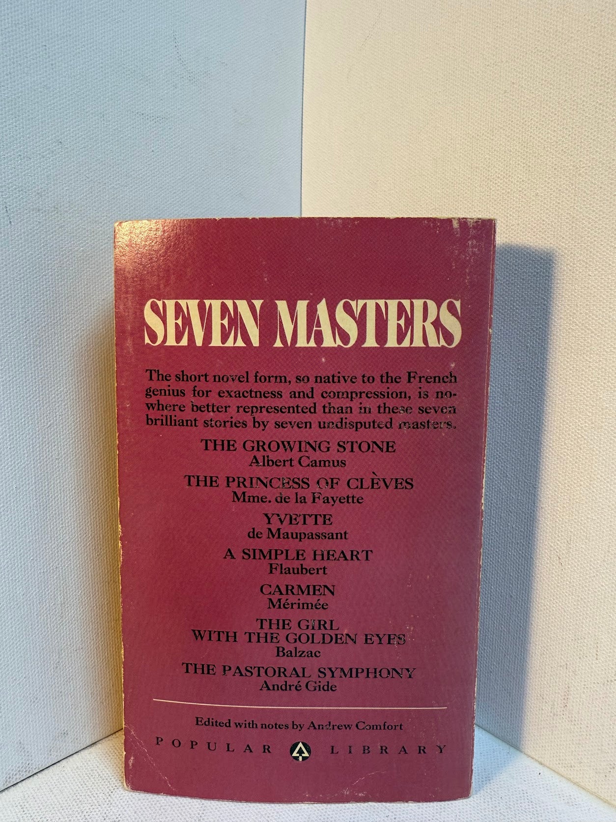 Seven French Short Novel Masterpieces