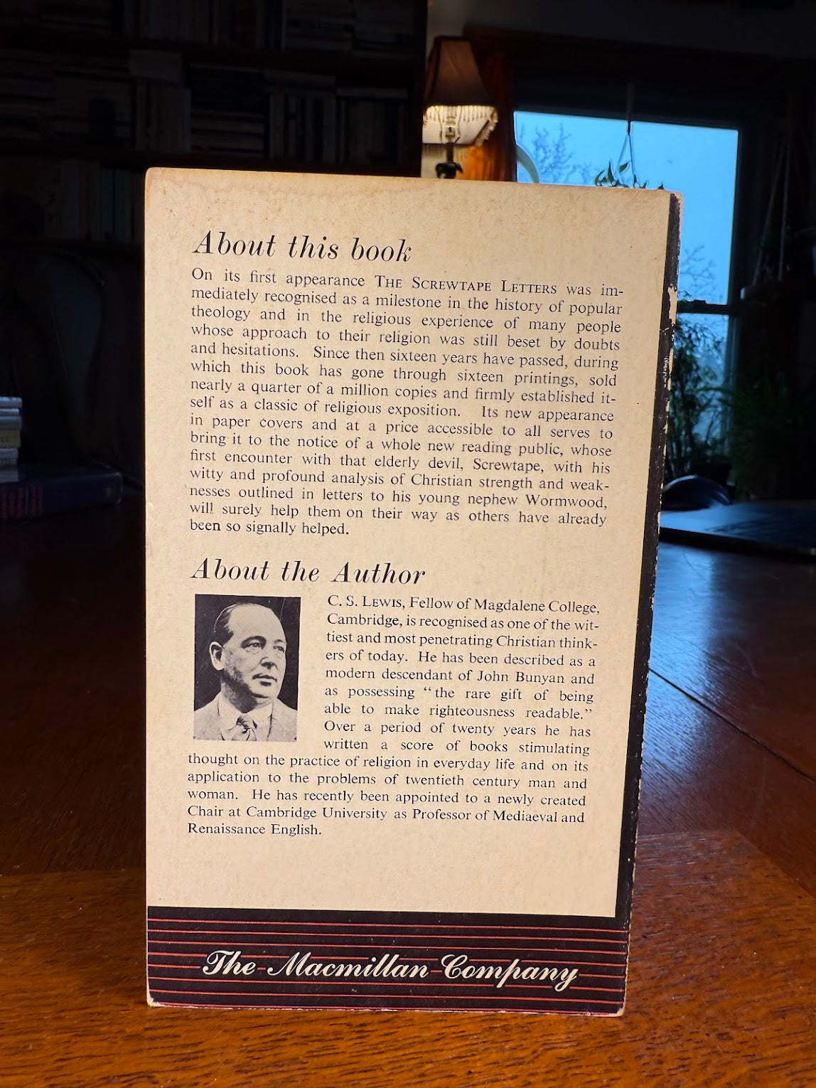 The Screwtape Letters by C.S. Lewis