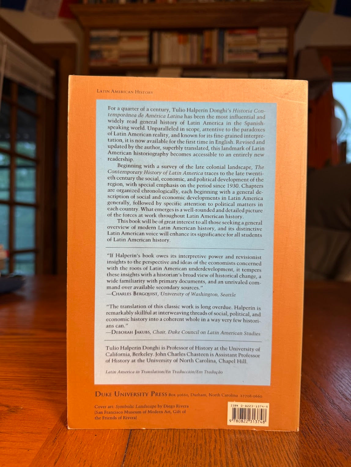 The Contemporary History of Latin America edited by John Charles Chasten