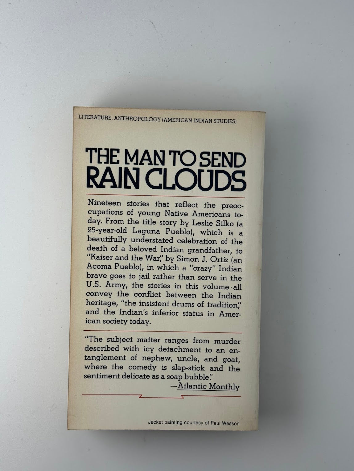 The Man to Send Rain Clouds edited by Kenneth Rosen
