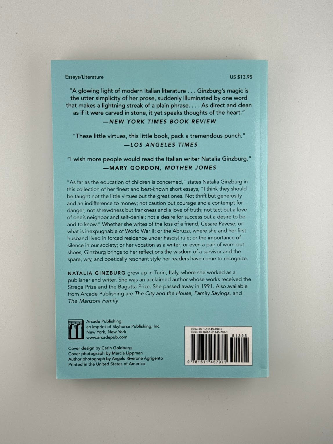 The Little Virtues by Natalia Ginzburg