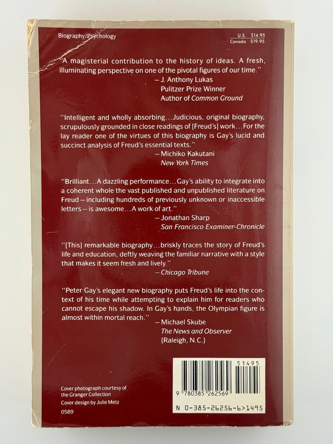 Freud - A Life for Our Time by Peter Gay