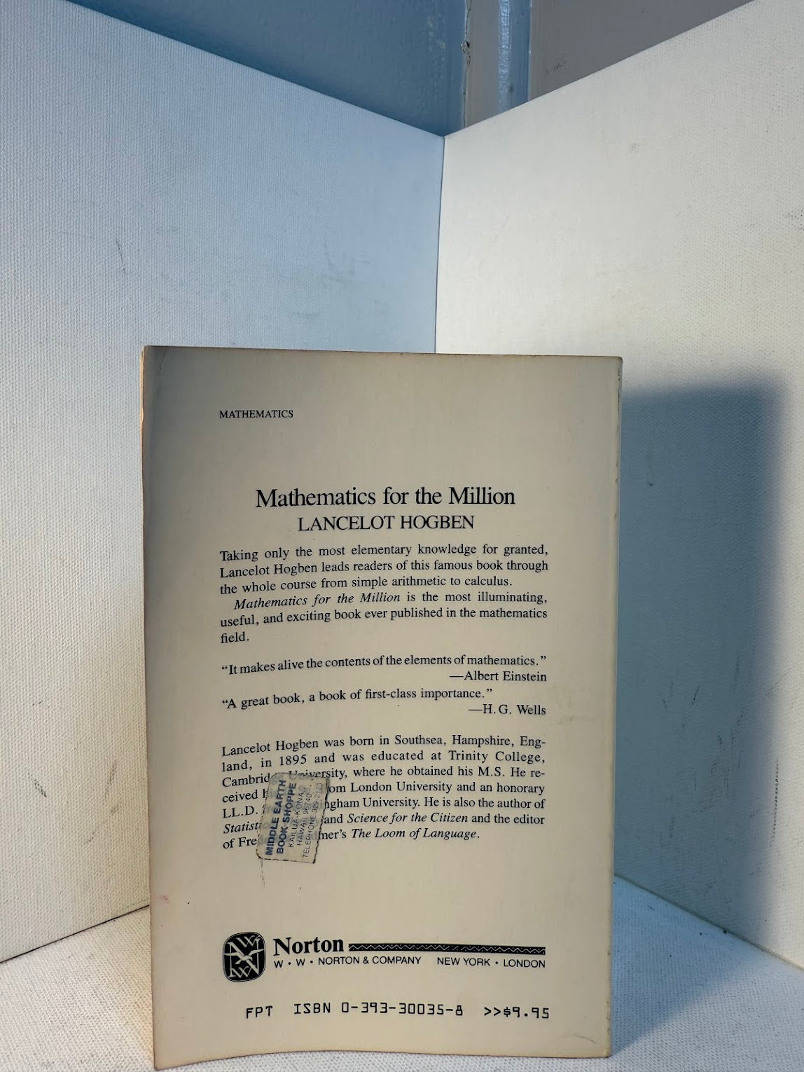 Mathematics for the Million by Lancelot Hogben