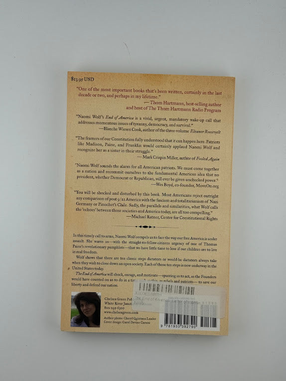 The End of America by Naomi Wolf