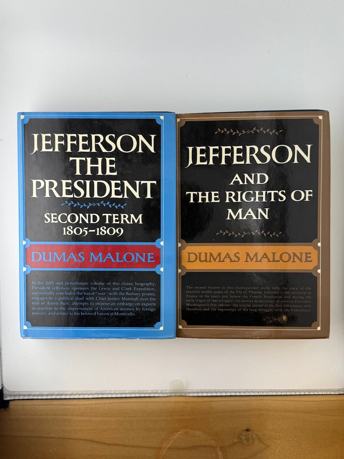 6 Volume Jefferson biography by Dumas Malone