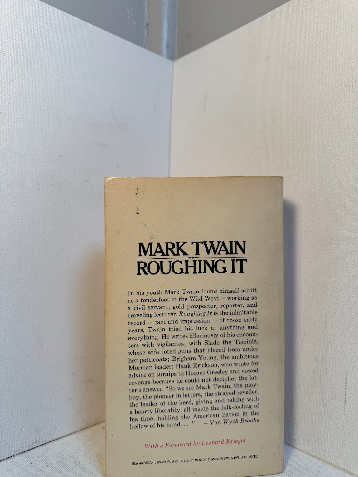 Roughing It by Mark Twain