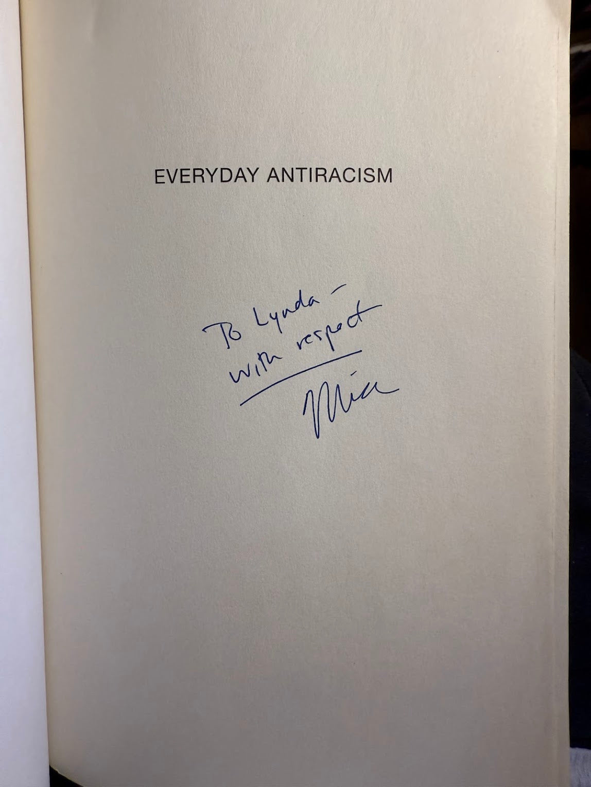 (Signed) Every Day Anti Racism edited by Mica Pollock