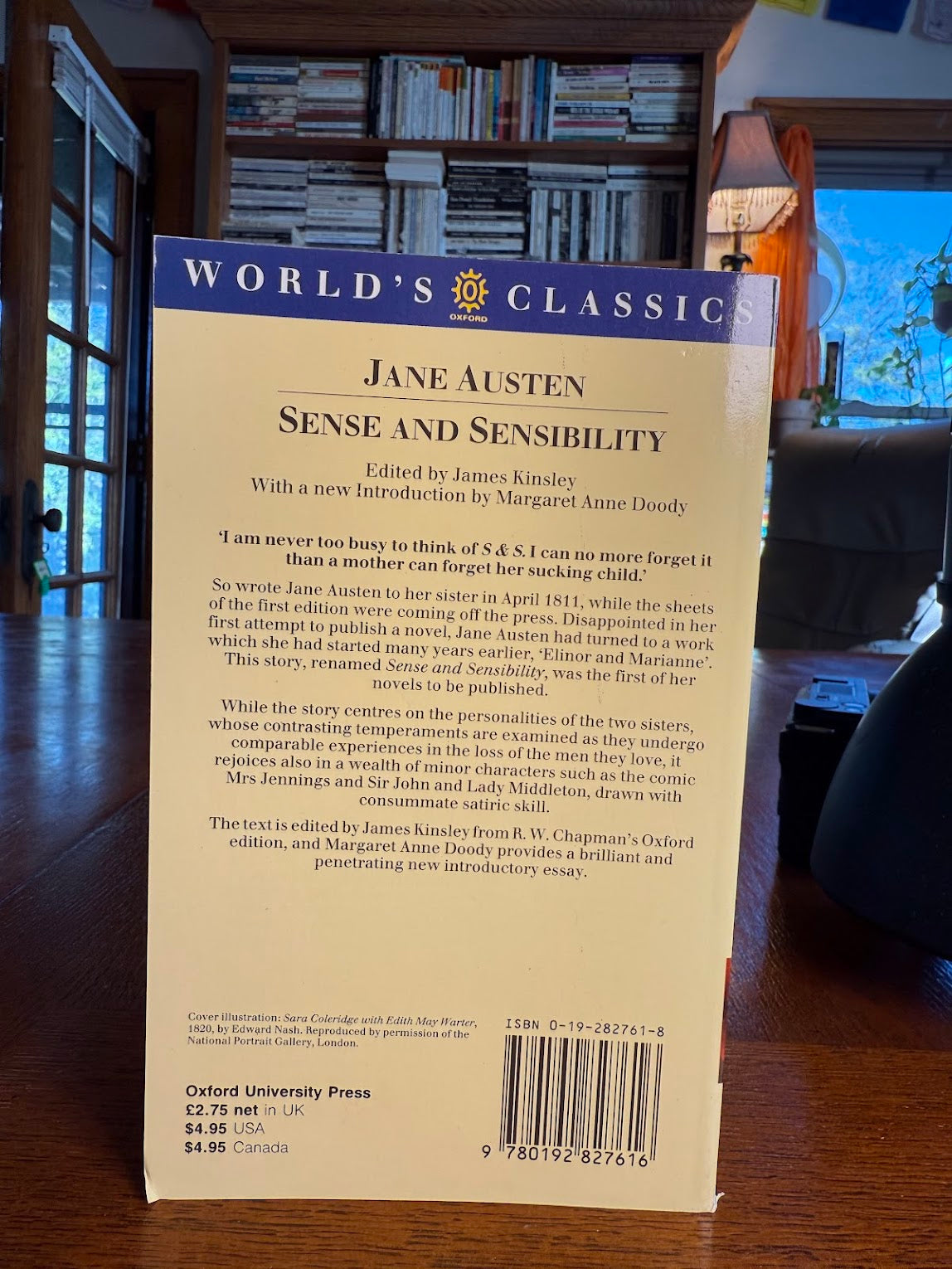 Sense and Sensibility by Jane Austen