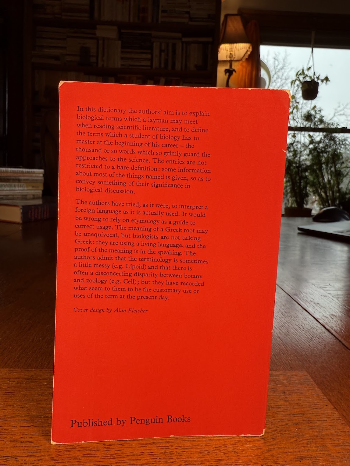 A Dictionary of Biology