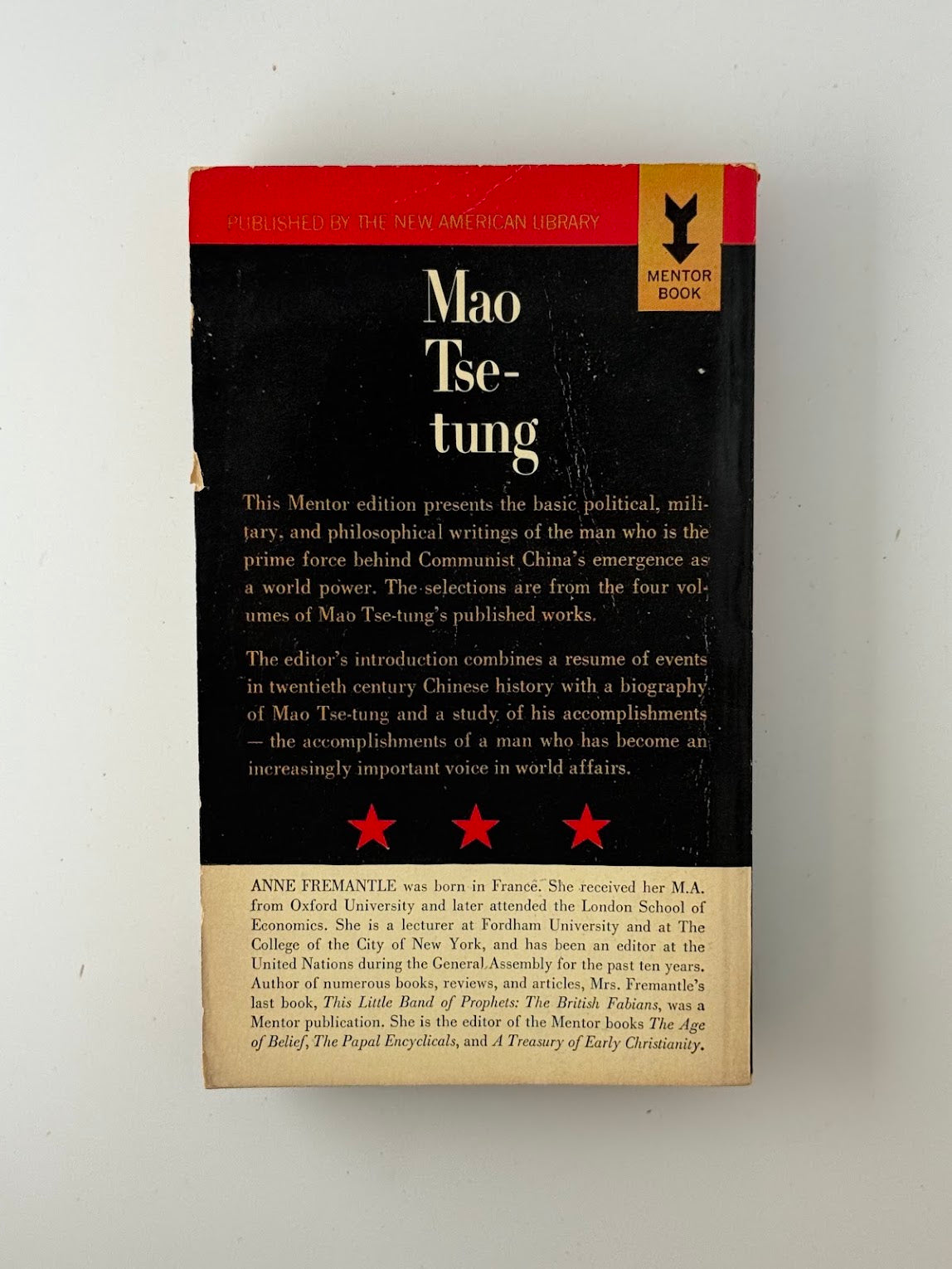 Mao Tse-tung: An Anthology of His Writings