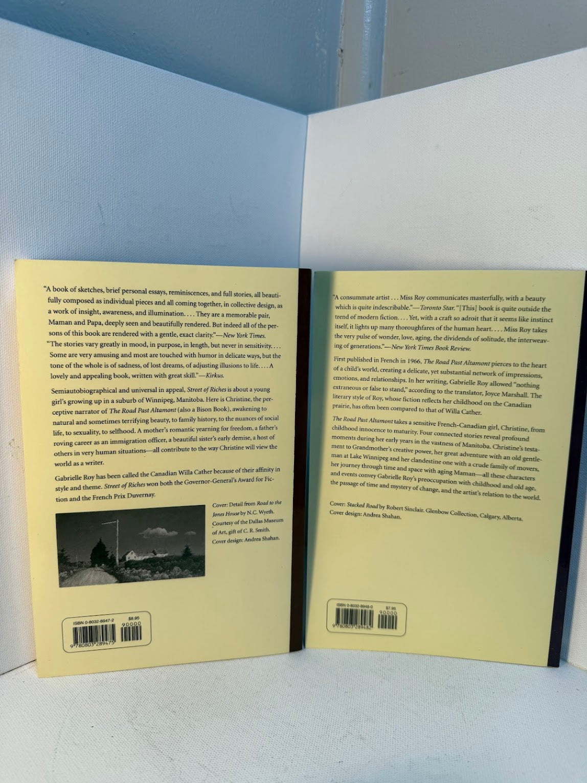 Street of Riches & The Road Past Altamont by Gabrielle Roy