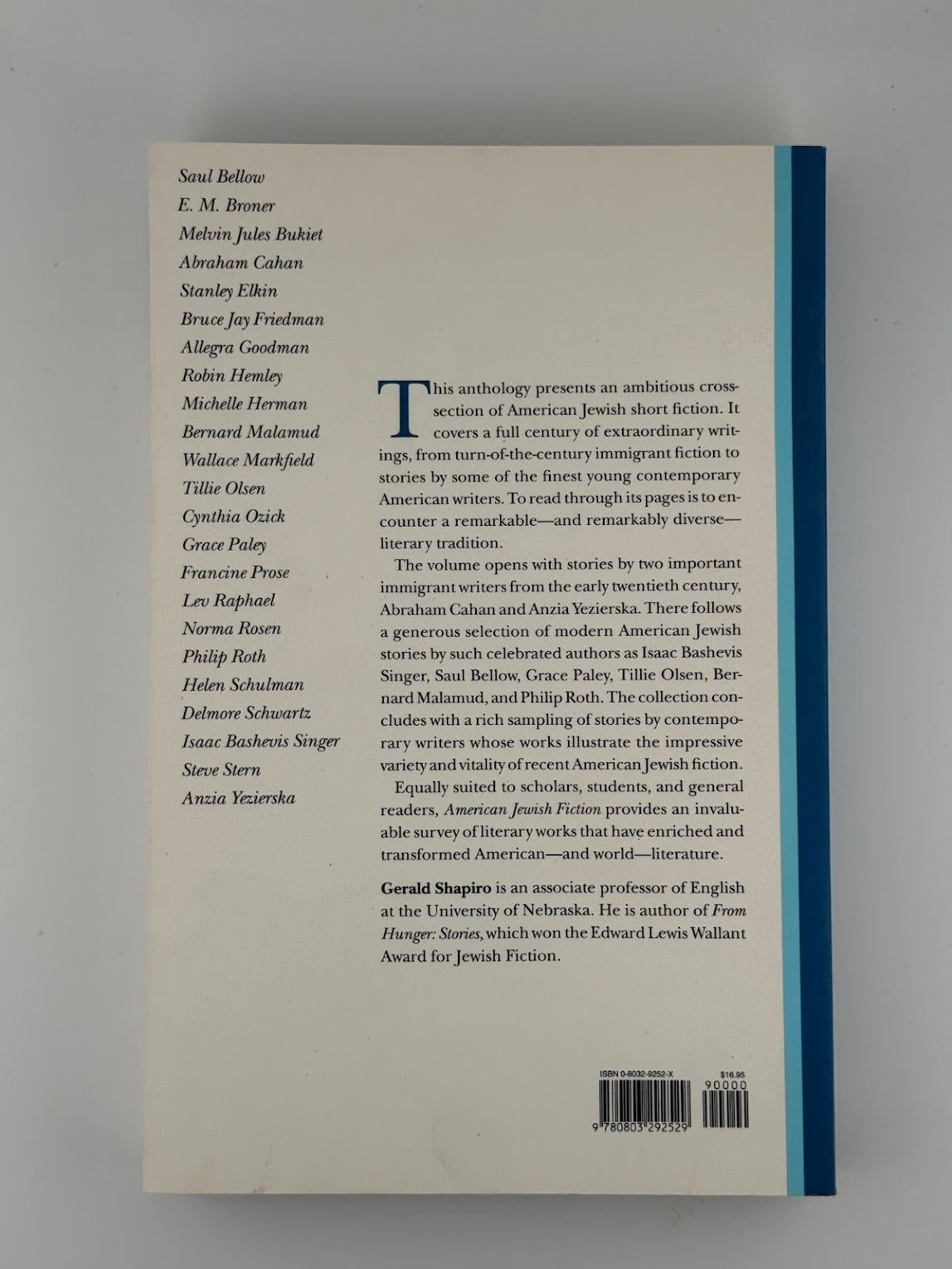 American Jewish Fiction edited by Gerald Shapiro