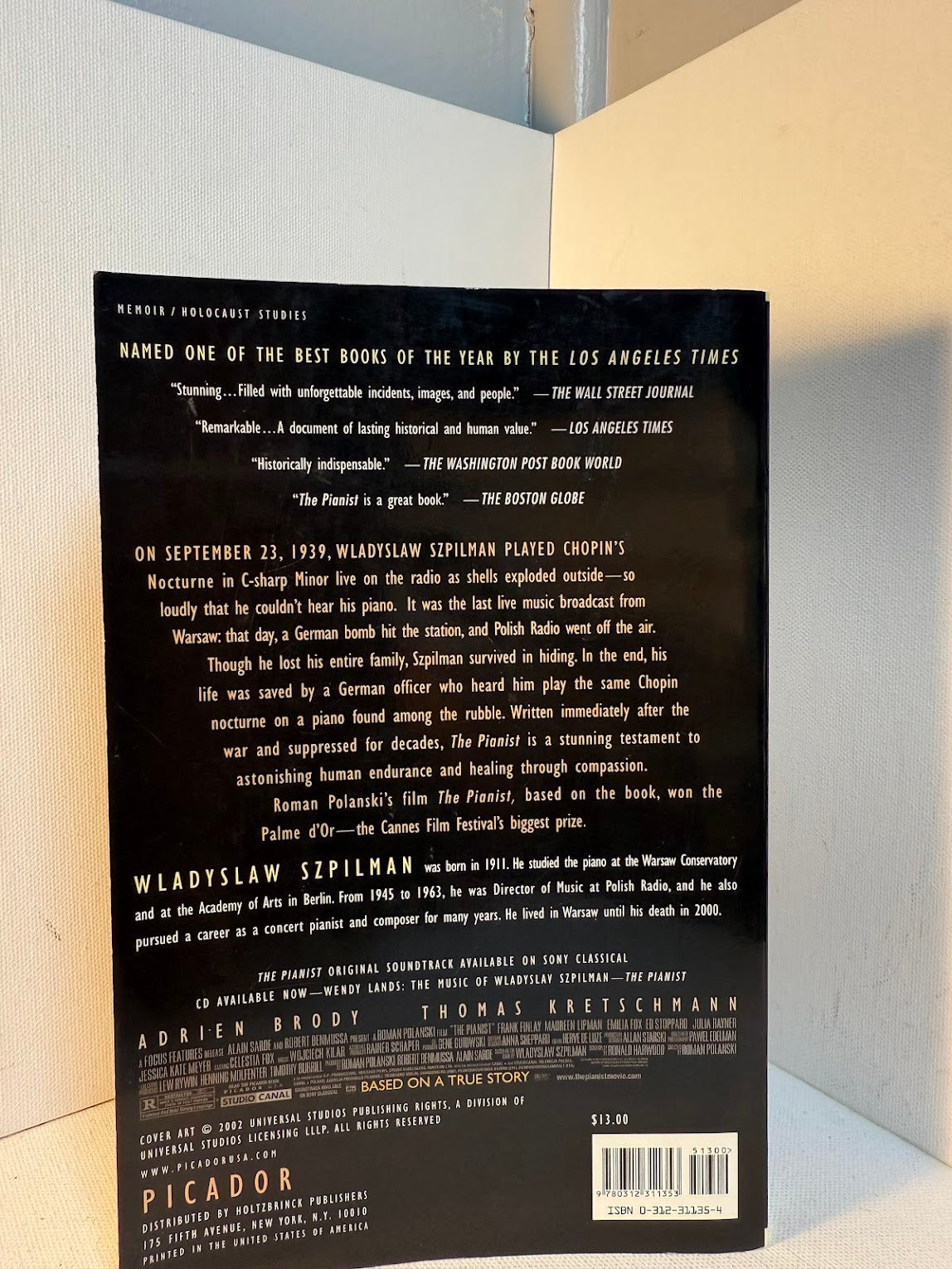 The Pianist by Wladyslaw Szpilman