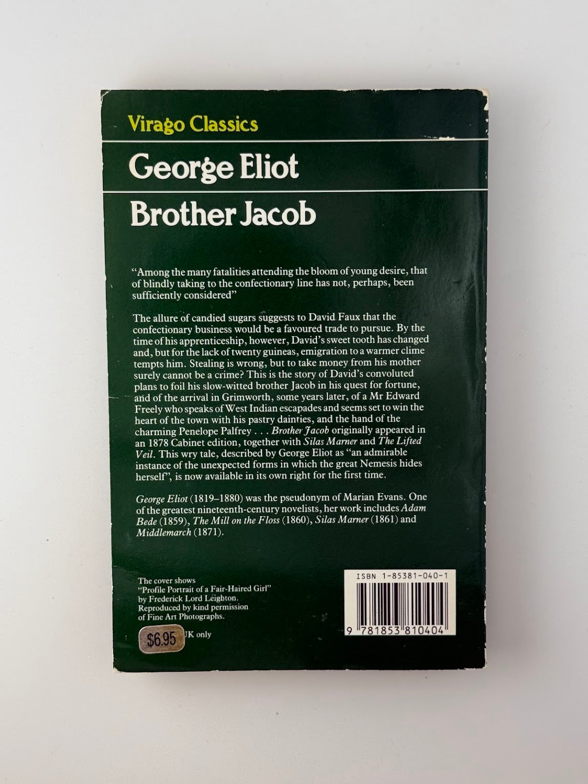 Brother Jacob by George Eliot